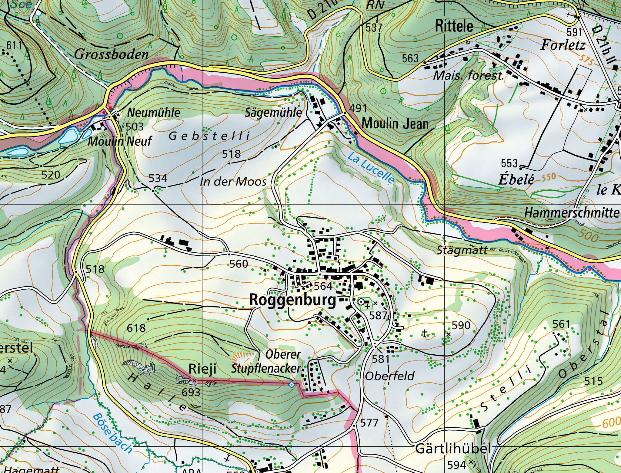 E17644 RG04b Swisstopo2021 Roggenburg
